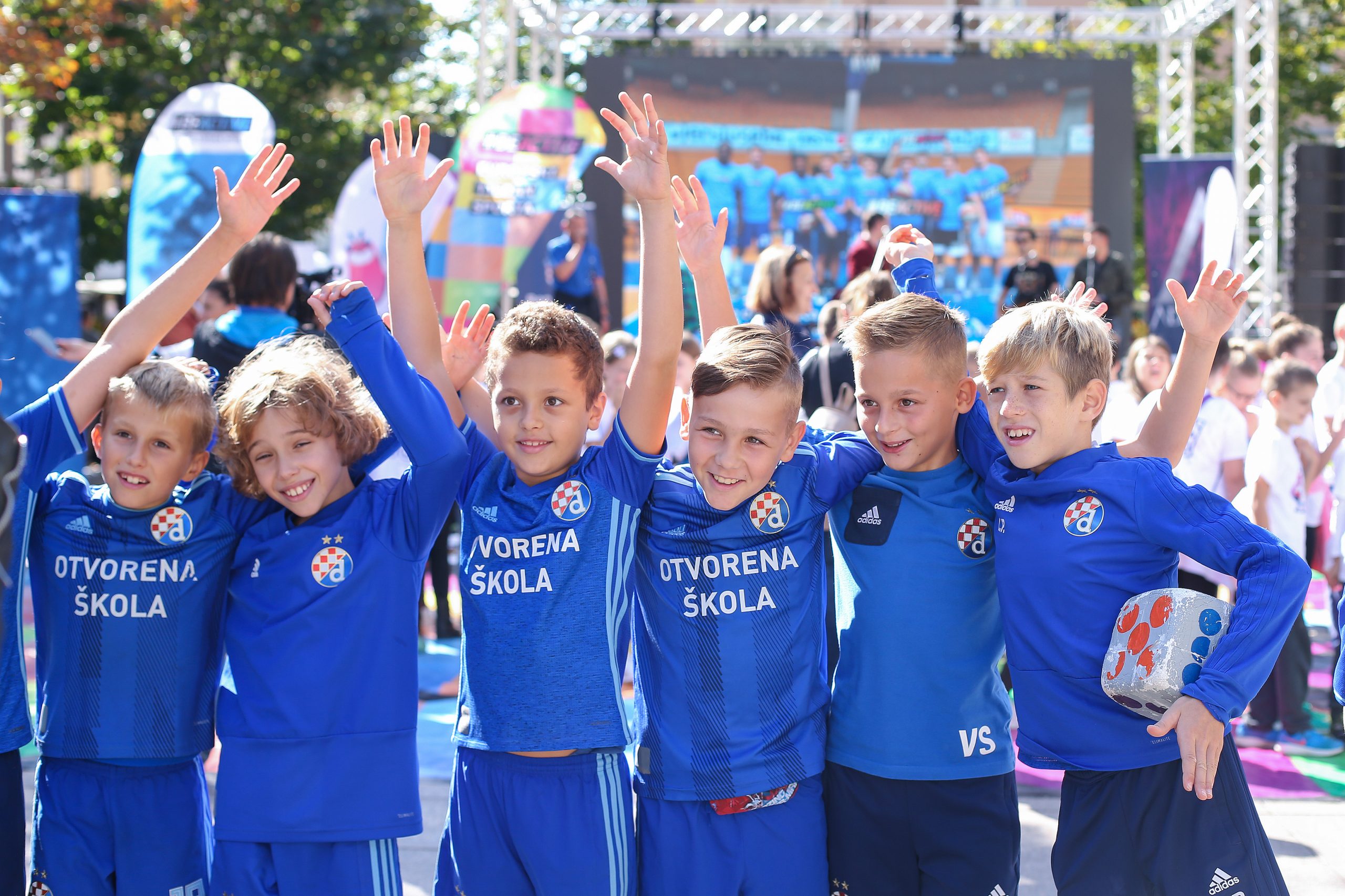 26.09.2019., Zageb - Skolski dan na Cvjetnom trgu, u sklopu Europskog tjedna sporta. 
Photo: Luka Stanzl/PIXSELL