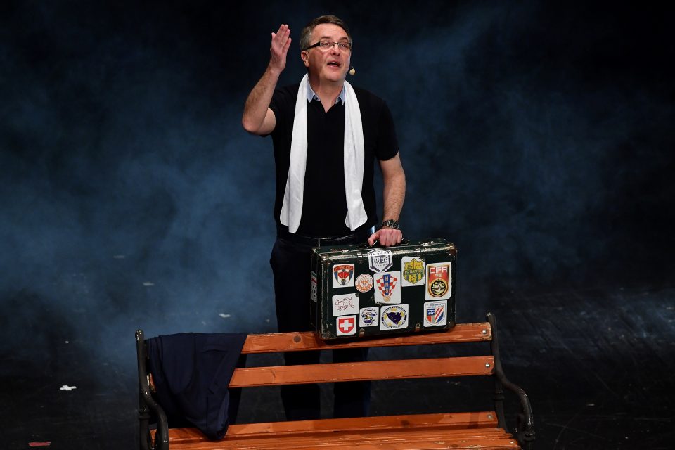 28.03.2022., Zagreb - U kazalistu Kerempuh izvedena monodrama Ciro u reziji i izvedbi Tarika Filipovica.  Photo: Marko Lukunic/PIXSELL